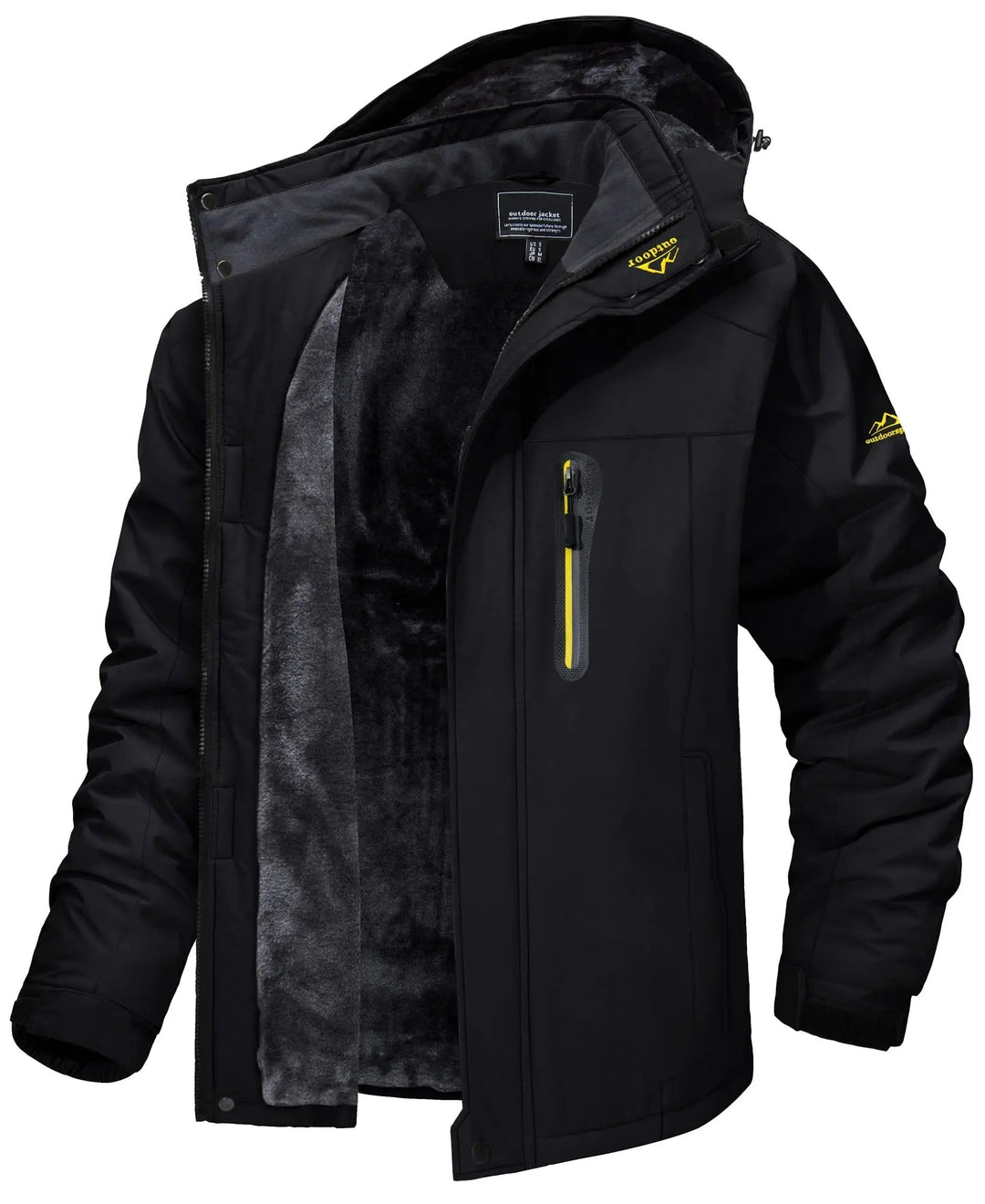 Drune | Wasserdichte Jacke mit Fleece-Futter
