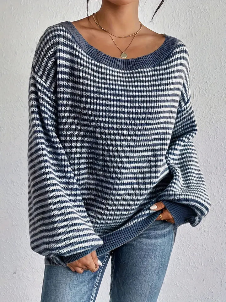Drune | Gestrickter Pullover mit Herunterfallenden Schultern