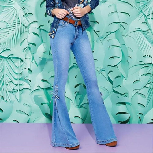 Drune-Jeans für Damen mit mittlerer Taille