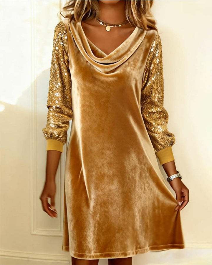 Drune | Kleid Aus Samt und Pailletten