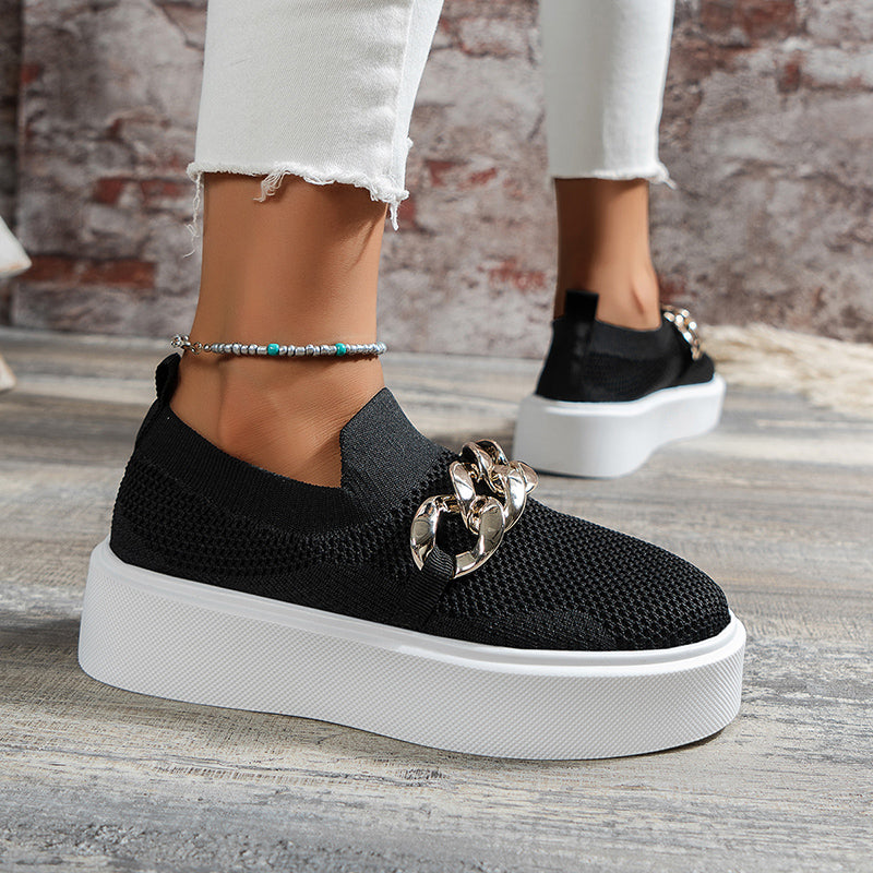 Drune-Flachschuhe für Damen - Atmungsaktive Mesh-Schuhe