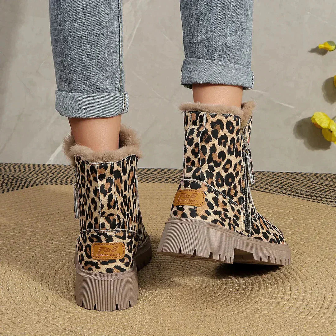 Drune | Stiefeletten mit Leopardenmuster für trendige Outfits