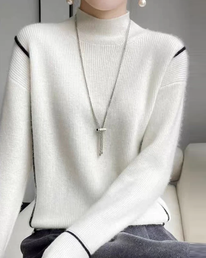 Drune | Eleganter schlichter Rollkragenpullover