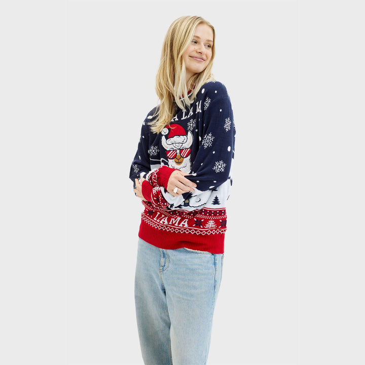 Drune | Fa La La La Llama Sweater - Damen