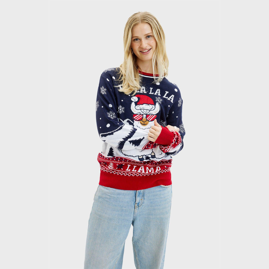 Drune | Fa La La La Llama Sweater - Damen