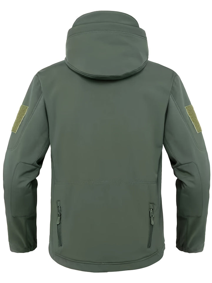 Drune | Kapuzen-Outdoorjacke Mit Sicheren Reißverschlusstaschen Für Herren - Perfekt für Outdoor-Aktivitäten