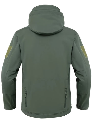 Drune | Kapuzen-Outdoorjacke Mit Sicheren Reißverschlusstaschen Für Herren - Perfekt für Outdoor-Aktivitäten