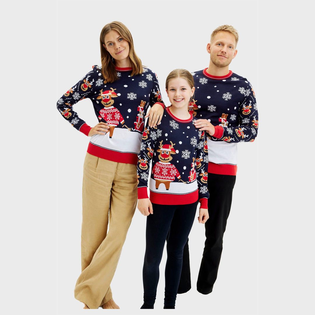 Drune | Der Bringing Christmas Gifts Weihnachtspullover - Damen