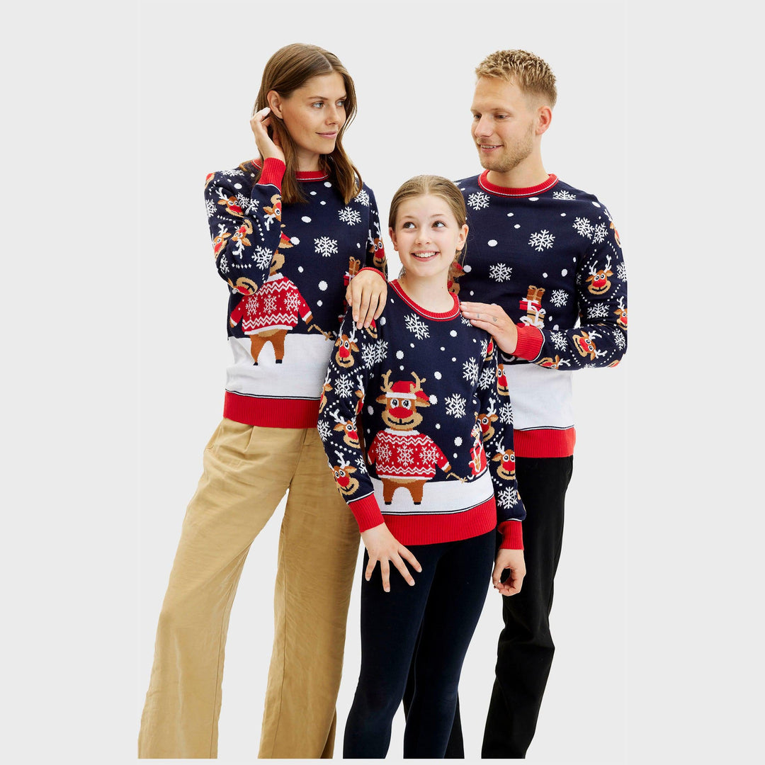 Drune | Der Bringing Christmas Gifts Weihnachtspullover - Damen