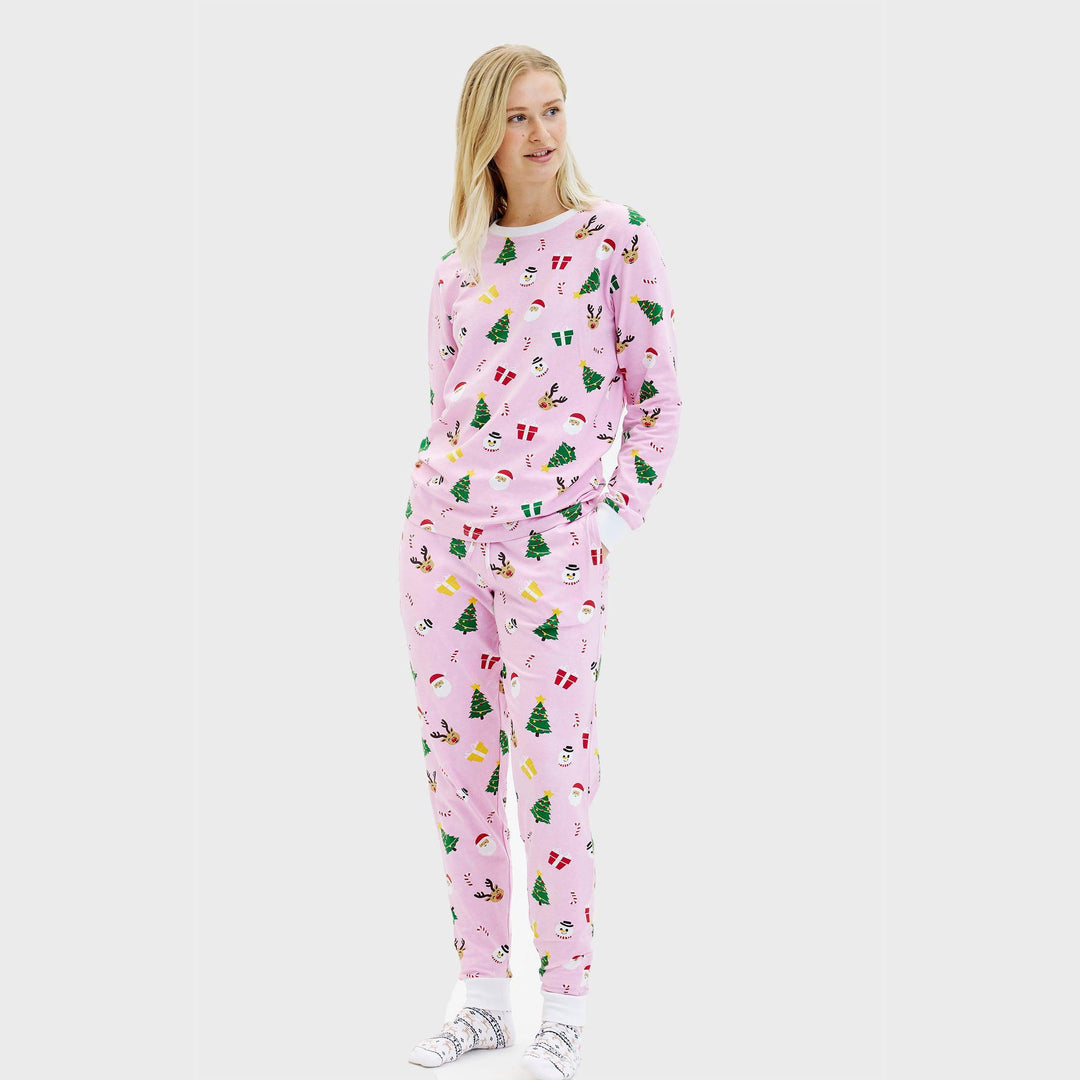 Drune | Der Pinkish Weihnachts-Pyjama - Damen