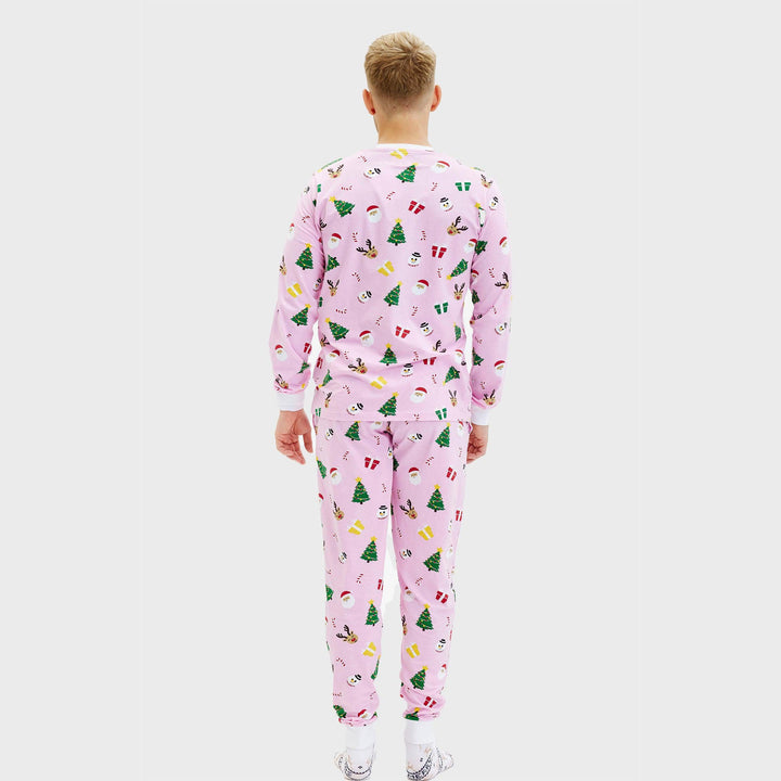 Drune | Die pinkfarbene Weihnachts-Pyjama - Herren