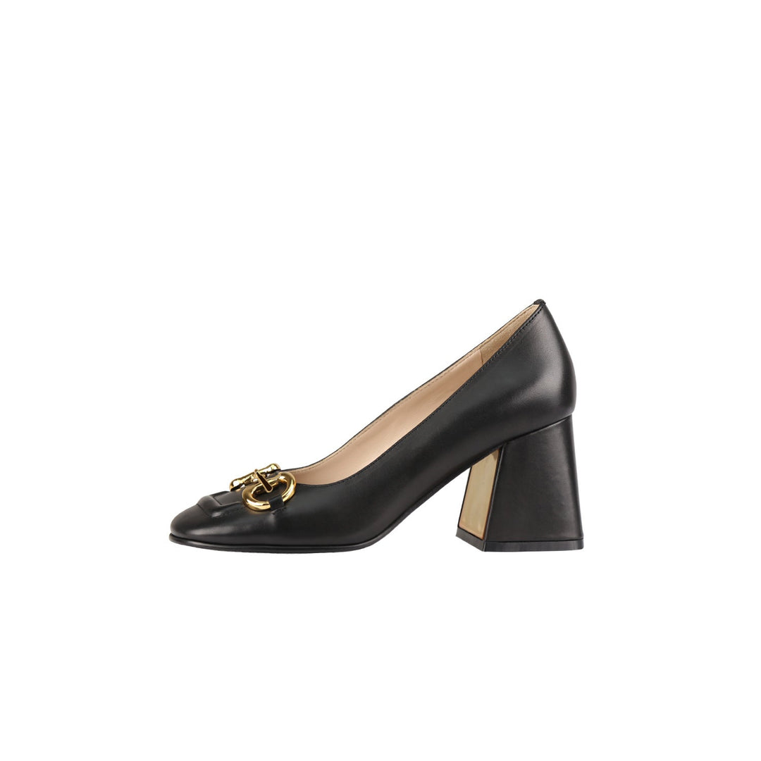 Drune Retro Mary Jane Schuhe mit dicken hohen Absätzen und Schnallen