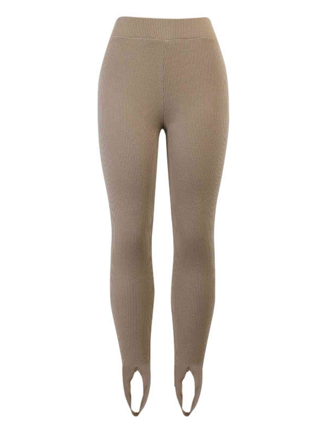 Drune | Geripptes Mittel Taillen Leggings