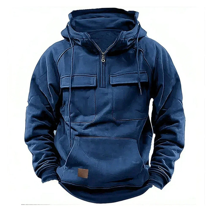 Drune | Warme Hoodie mit hallem Reißverschluss