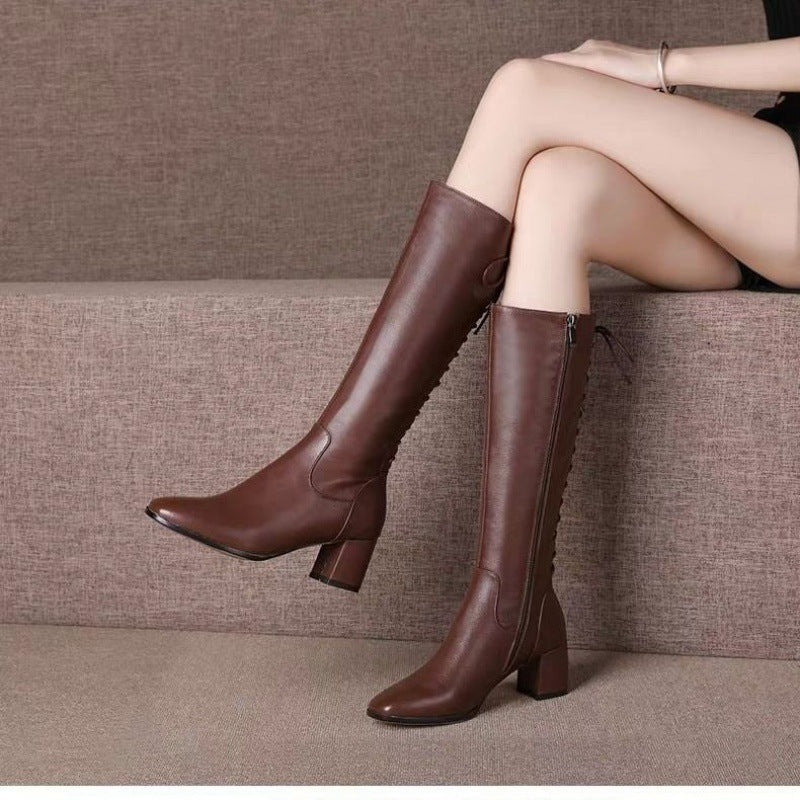 Drune | Luxuriöse Vegane Lederstiefeletten Mit Reißverschluss
