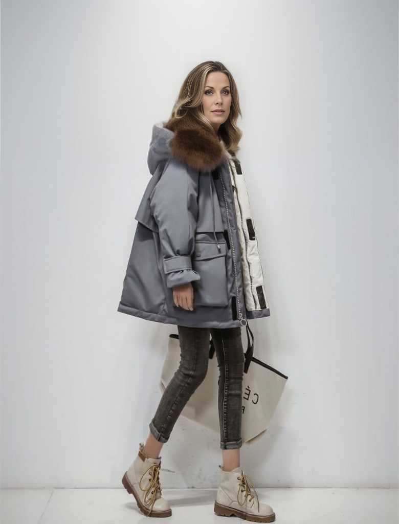 Drune | Winterparka Mit Veganfell Für Damen - Ideal für Winter