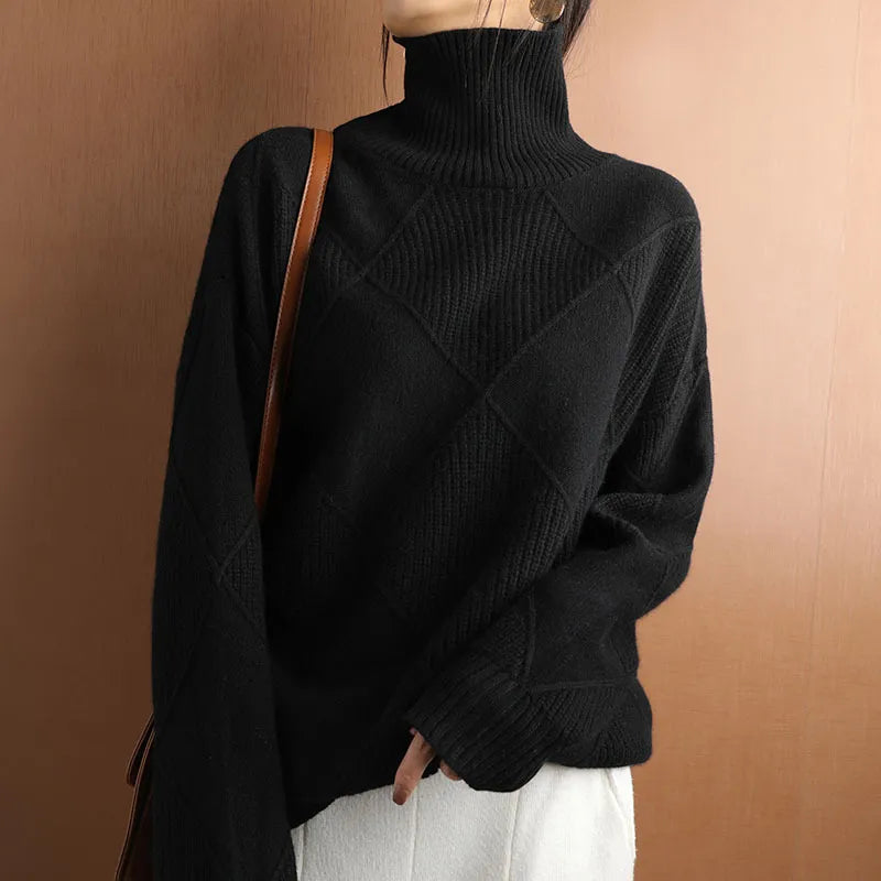 Drune | Bequemer Weicher Rollkragenpullover