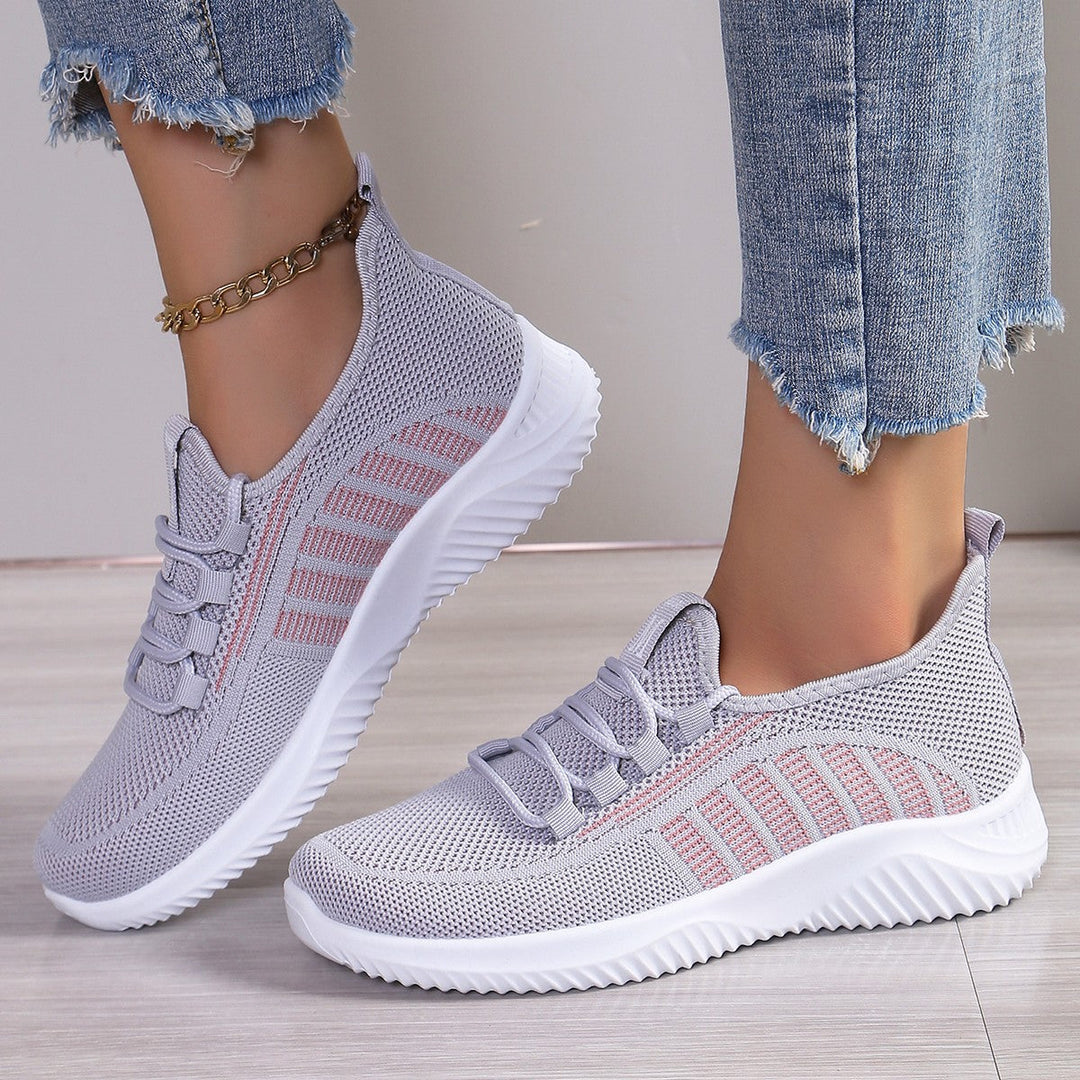 Drune | Damen Rund Zehen Ballerinas Sport Sneakers