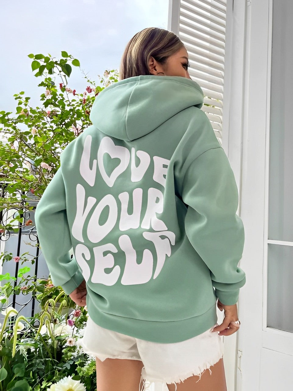 Drune | Gedruckter Baumwoll-Hoodie