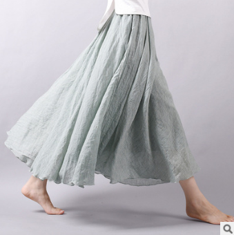 Drune | Lässig fallender Boho Maxi Rock für Damen