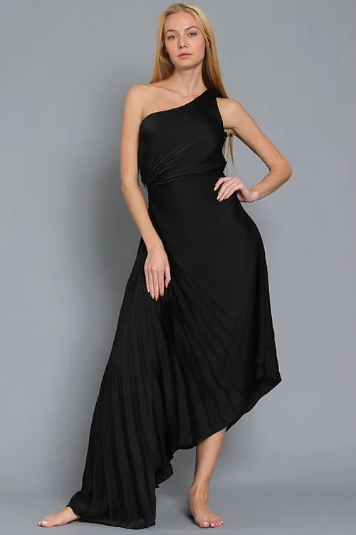 Drune | One Shoulder Maxikleid