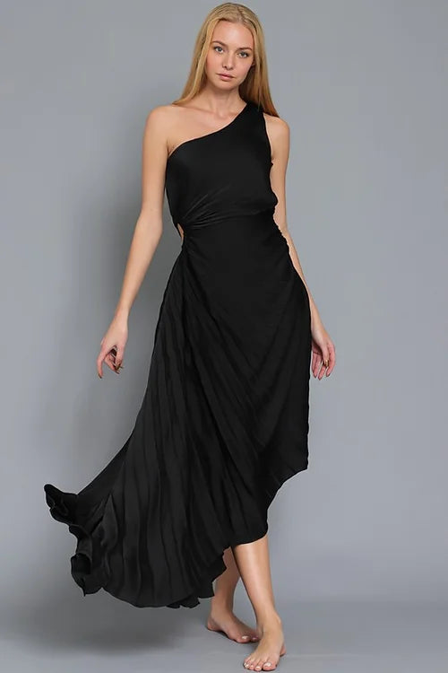 Drune | One Shoulder Maxikleid