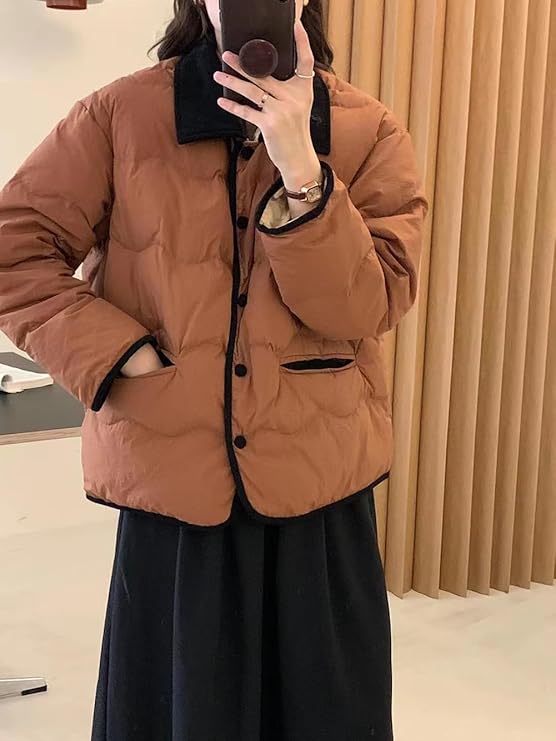 Drune | Steppjacke mit Kragen und Knopfleiste