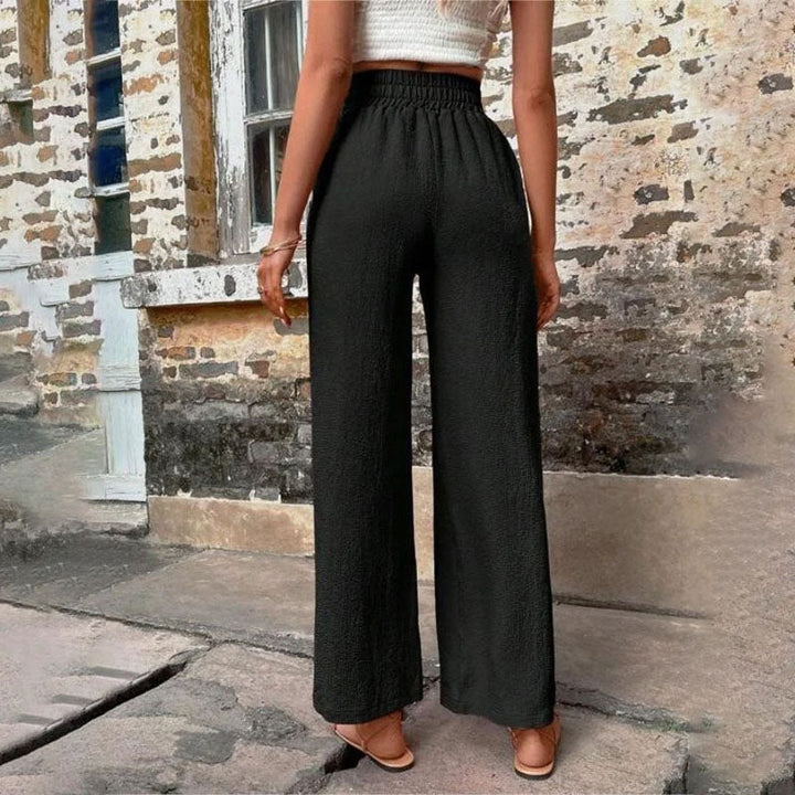 Drune | Farbige Luftige Sommerhosen Damen Mit Weitem Bein Für Frauen