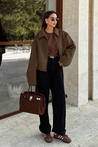 Drune | Blend Cropped Freizeitjacke