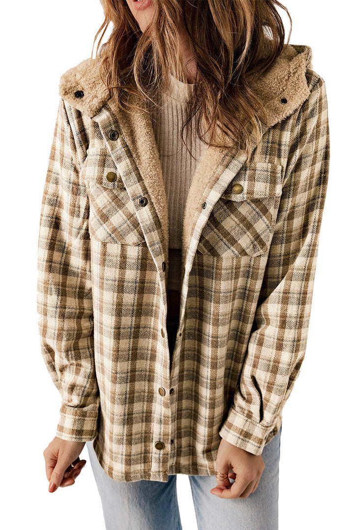 Drune | Gitterjacke mit Plüschfutter Warm und Stilvoll Ideal Für Den Alltag