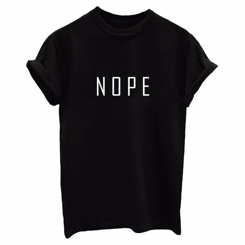 Damen T-Shirt mit modernem auffälligem Schriftzug Drune