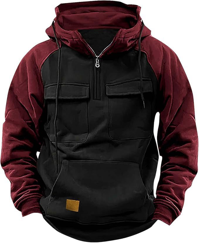 Drune | Dicke Herren-Hoodie mit vielen Stauraumtaschen