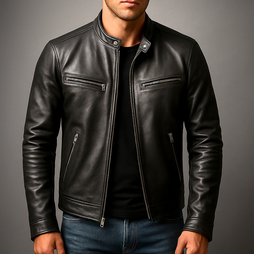Vintage Lederjacke
