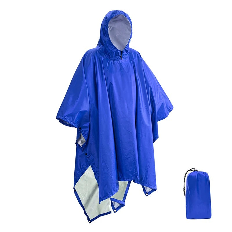 Drune | Regenponcho Mit Kapuze