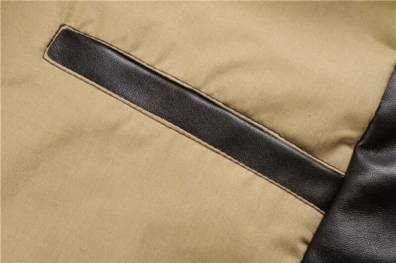 Drune | Herren Lederjacke mit praktischen Taschen