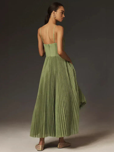 Drune | Leben Midi Kleid plissierter Tüll mit Bustier