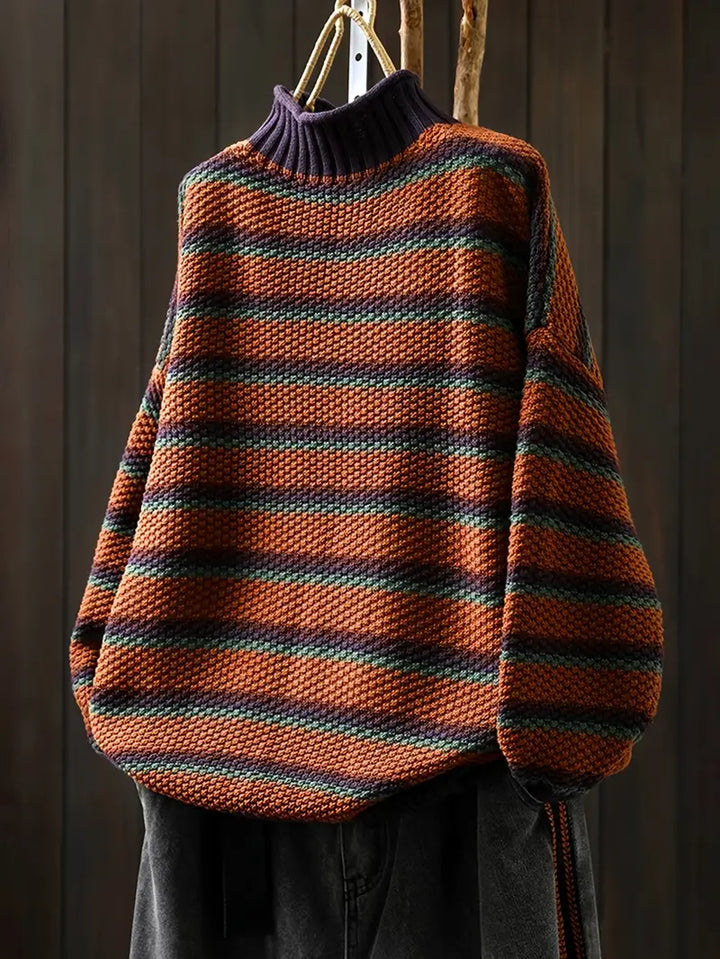 Drune | Streifen Strickpullover