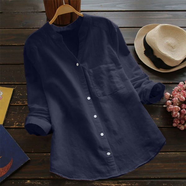 Drune | Retro-Bluse mit Stickerei für Frauen