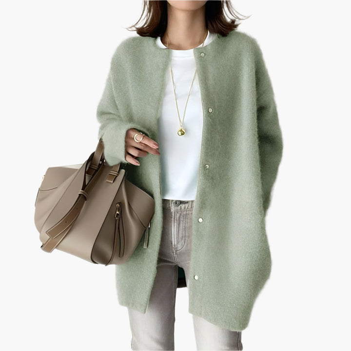 Drune | Strickjacke im Oversize-Look - Modischer Casual Cardigan für Alltag und Büro