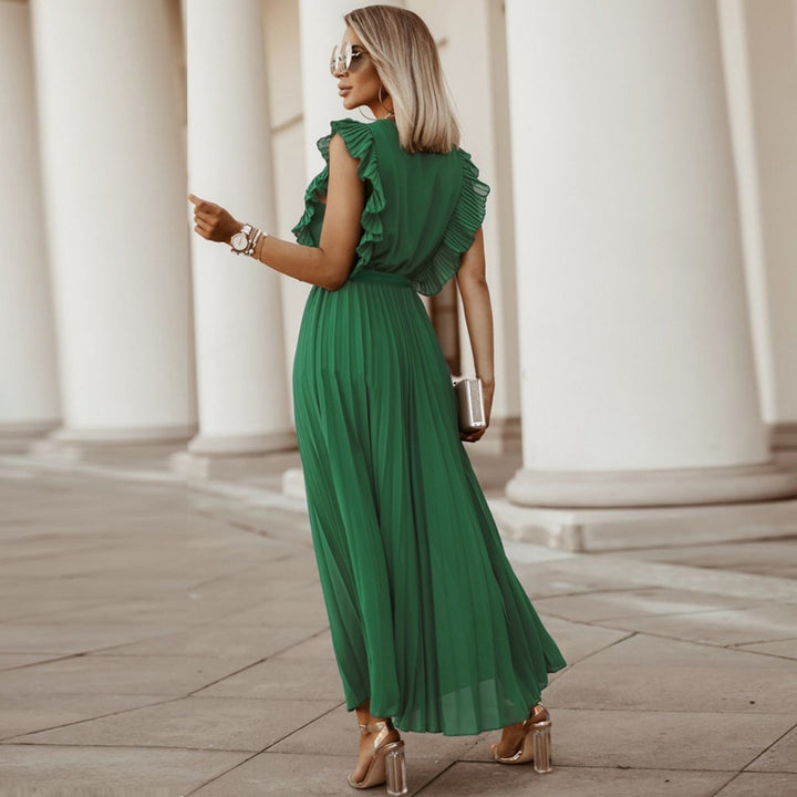 Drune | Plissee-Kleid aus Chiffon