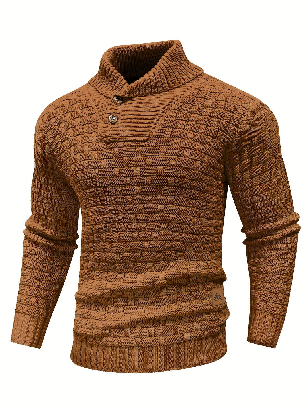 Drune | Strickpullover mit Geflochtenem Muster Klassisch und Bequem Perfekt Für Den Alltag