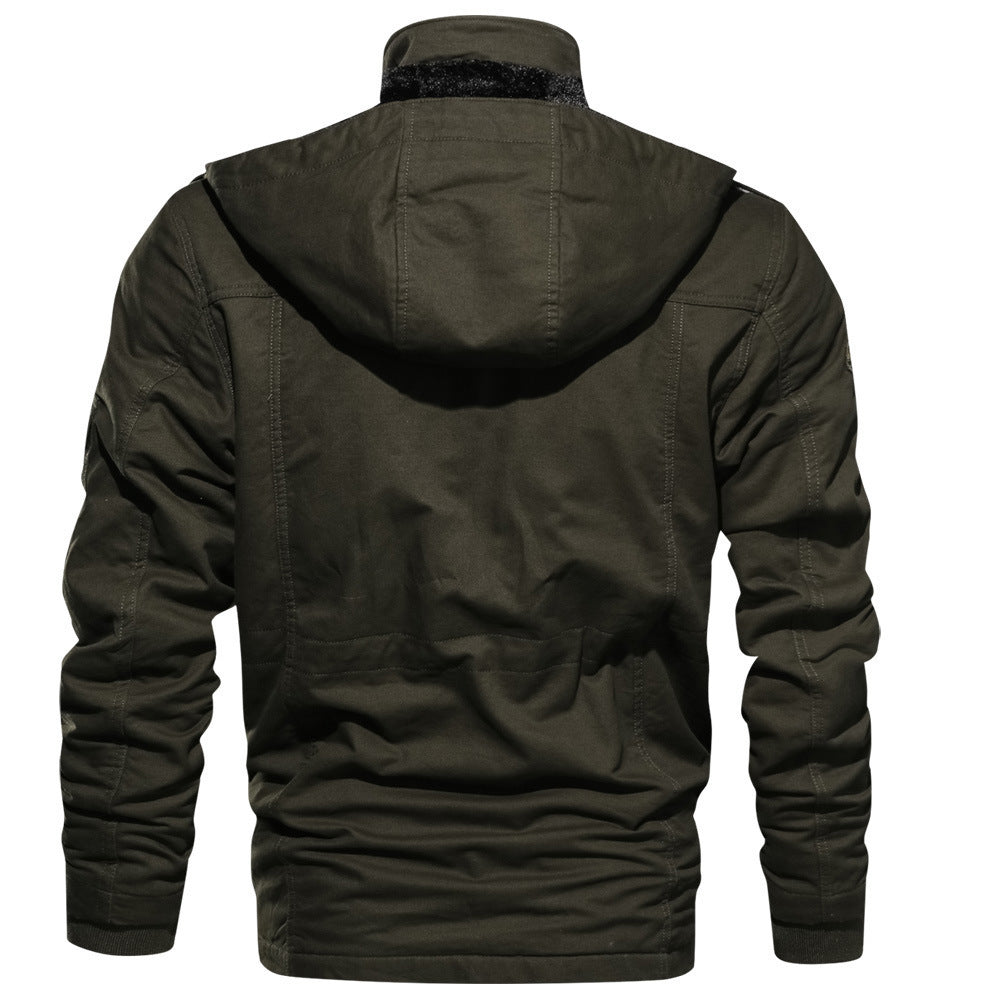 Drune | Herren gefütterte Baumwollwinterjacke