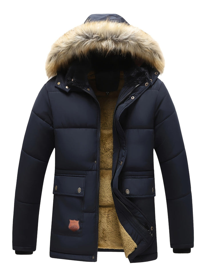Drune | Winterjacke für Herren aus Polyester mit Kapuze - Perfekt für Outdoor-Aktivitäten