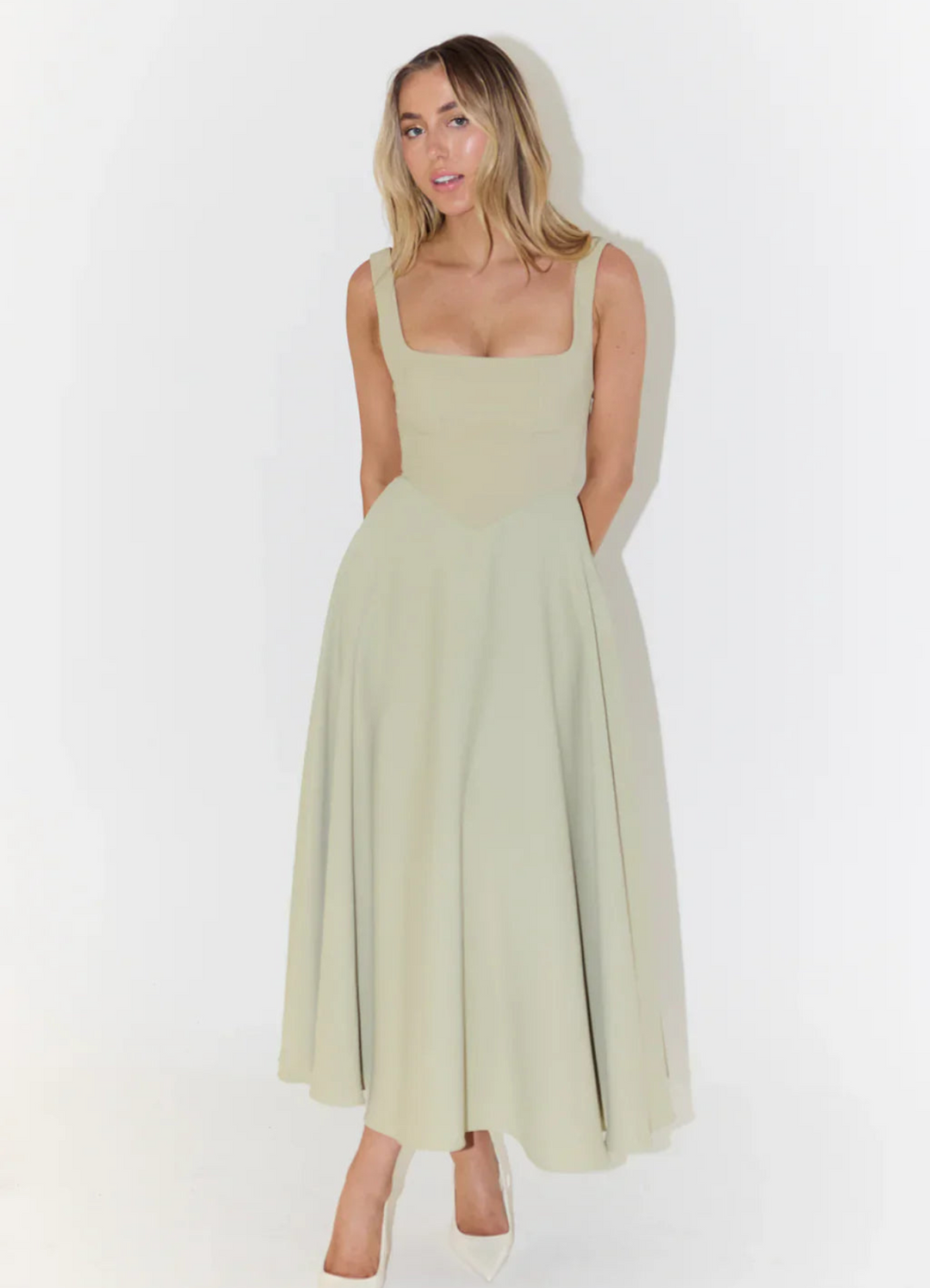 Drune | A-Linien Kleid für Damen Midi