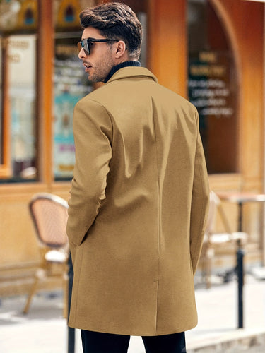 Drune | Mittellanger Knopf-Runter Trenchcoat Für Herren - Perfekt für Drune | Days