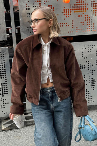 Drune | Corduroy-Kragenjacke