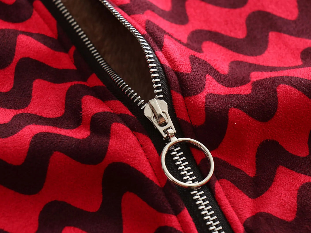 Drune | Fleece gefütterte Jacke mit Kapuze