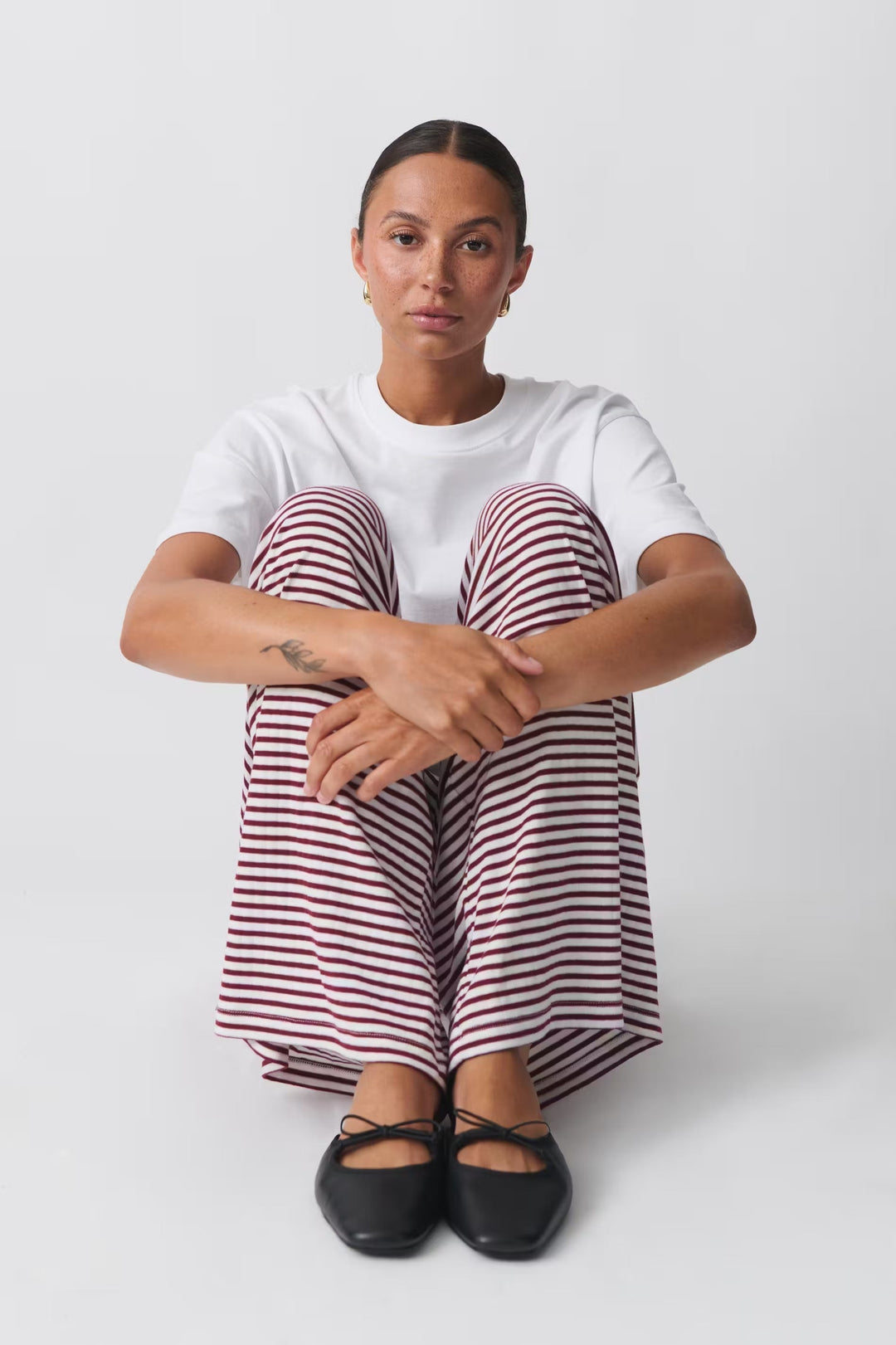 Drune | Gestreifte Loungehose