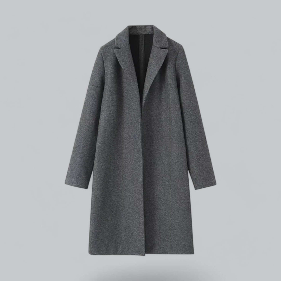 Drune | Frauen Eleganter Offener Front-Trenchcoat