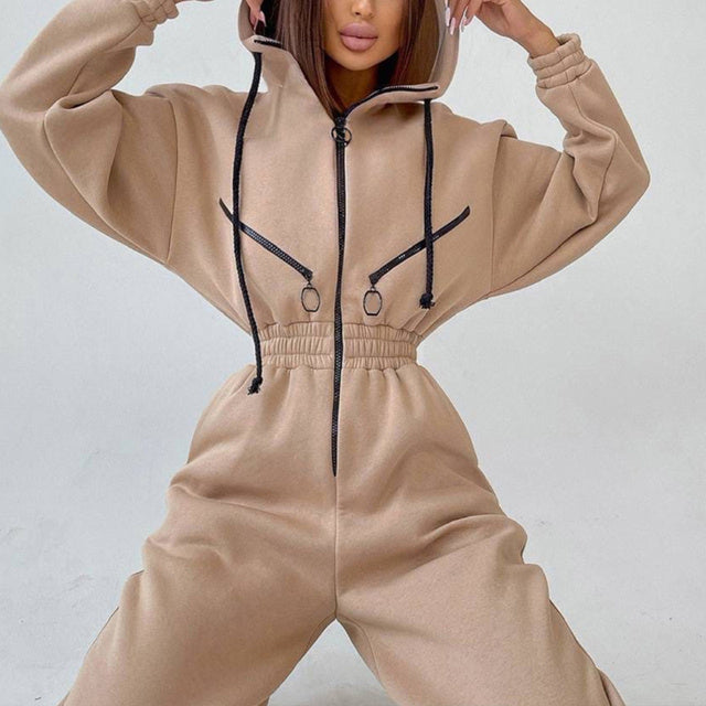Drune | Damen Hoodie Zweiteiliges Set für Alltag und Freizeit
